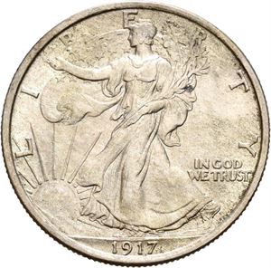 1/2 dollar 1917