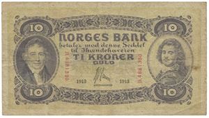10 kroner 1913. D4881330