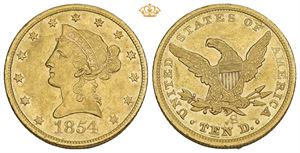 10 Dollars 1854 S