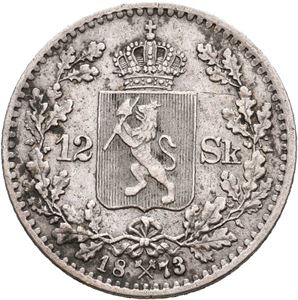 Oscar II, 12 skilling 1873