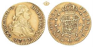 Carl IV, 1 escudo 1793. Madrid. MF
