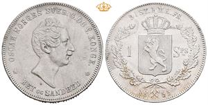 Speciedaler 1855. Små riper/minor scratches