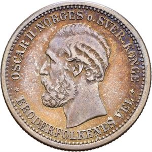 Oscar II. 1 krone/30 skilling 1875