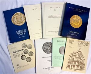 Evensen, Ancient Rome by coins, NAC-kataloger med norsk tilknytning m.m.