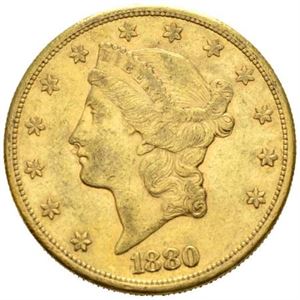20 dollar 1880 S