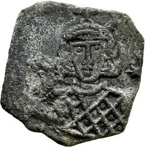 Theodosius III of Adramytium 715-717, Æ follis, Syracuse. R: Stor M