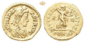 Honorius, AD 393-423. AV tremissis (1,44 g)