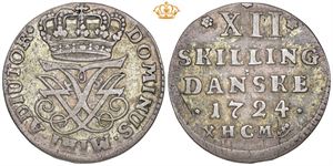 12 skilling 1724. S.3