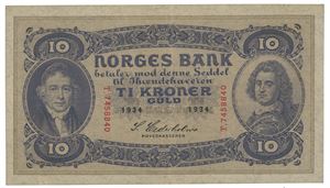 10 kroner 1934 T