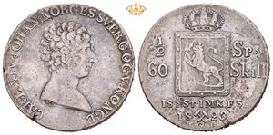 1/2 speciedaler 1823/1