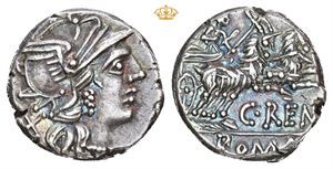 AR Denarius 138 BC