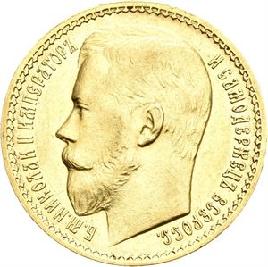 Nikolai II, 15 rubel 1897