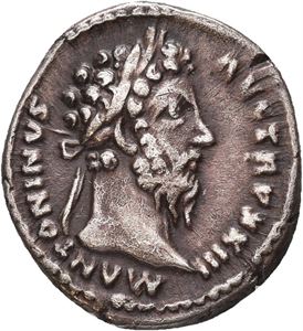 Marcus Aurelius, AD 161-180. AR denarius (3,00 g)