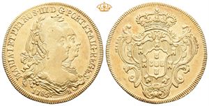 Maria I & Pedro III, 6400 reis 1785. Rio