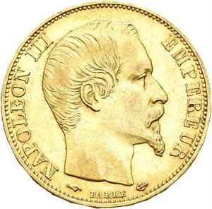 Napoleon III, 20 francs 1859 A