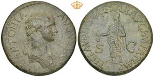 Æ Dupondius, AD, 41-42