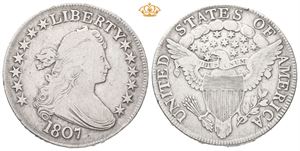 1/2 dollar 1807
