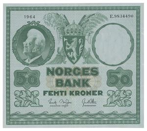 50 kroner 1964. E.9834490