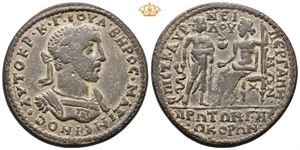 MYSIA, Pergamum. Maximinus I Thrax, AD 235-238. Æ medallion (42 mm, 43,95 g).