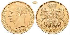 Denmark. Frederik VIII, 20 kroner 1911