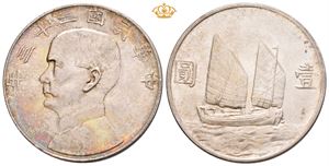 Sun-Yat sen. Dollar år 23 (=1934)