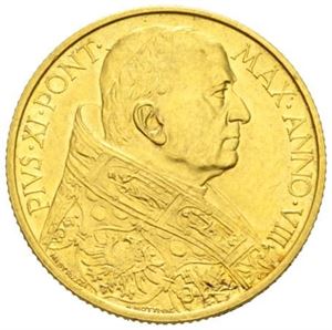 Vatikanet, Pius XI, 100 lire 1929.