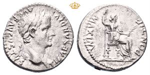 Tiberius, AD 14-37. AR denarius (3,66 g)