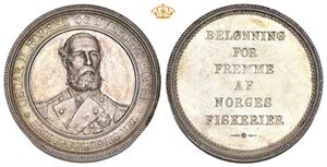 Oscar II. Belønning for fremme av Norges fiskerier 1888