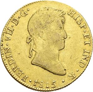 Ferdinand VII, 8 escudos 1815. Lima