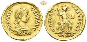 Arcadius. AD 383-408. AV solidus (4,07 g).