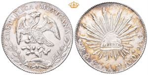 8 reales 1890. Mexico City. AM