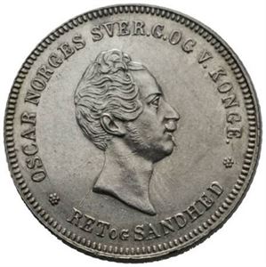 1/2 speciedaler 1848. Sm&aring; riper/minor scratches