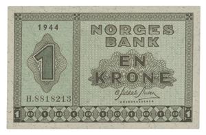 1 krone 1944. H8818213
