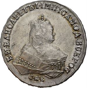 Elizabeth, rubel 1746. St.Petersburg