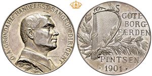 O. A. Grøndahl. Handelsstandens Sangforening. Göteborgferden Pinsen 1901