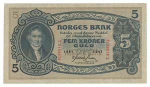 Norway. 5 kroner 1941. T3195072