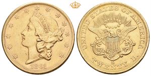 20 dollar 1861 S