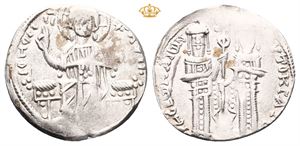 Andronicus II Palaeologus, with Michael IX, AD 1282-1328. AR basilikon (2,08 g)