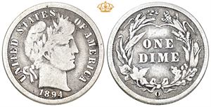 10 Cent 1894 O