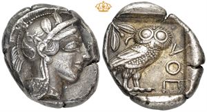 AR Tetradrachm, circa 454-404 BC