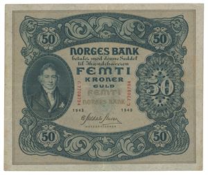 50 kroner 1943. C7703734