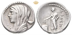 L. Cassius Longinus. 60 BC. AR denarius (3,76 g)
