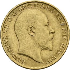 Edward VII, 1/2 sovereign 1909