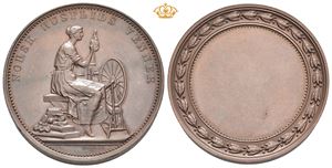 Norsk Husflids venner 1890. Bronse 41 mm