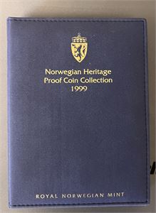 Eksportsett 1999 med Proof 20 kr Viking