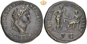 Æ Sestertius, AD 65