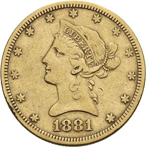 10 dollar 1881 S
