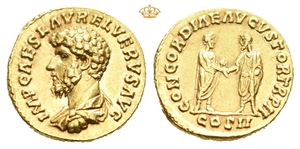 Lucius Verus, AD 161-169. AV aureus (6,62 g)