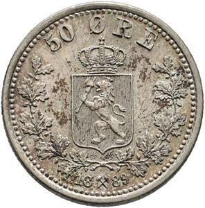 50 øre 1889