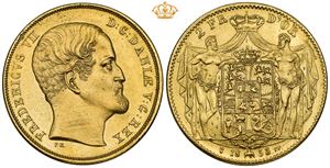 2 Frederik D'or 1853 FF